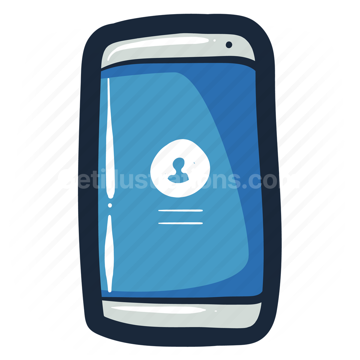 mobile, smartphone, phone, electronic, device, account, profile, login